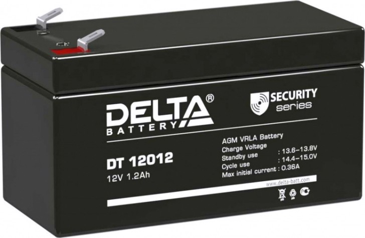 Аккумулятор Delta DT 12012