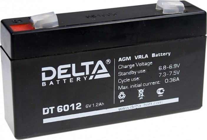Аккумулятор Delta DT 6012