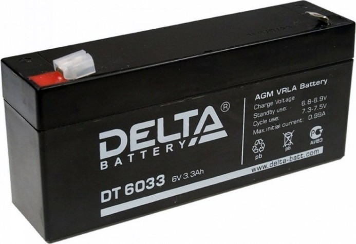 Аккумулятор Delta DT 6033