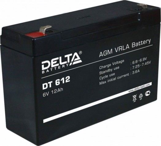 Аккумулятор Delta DT 612