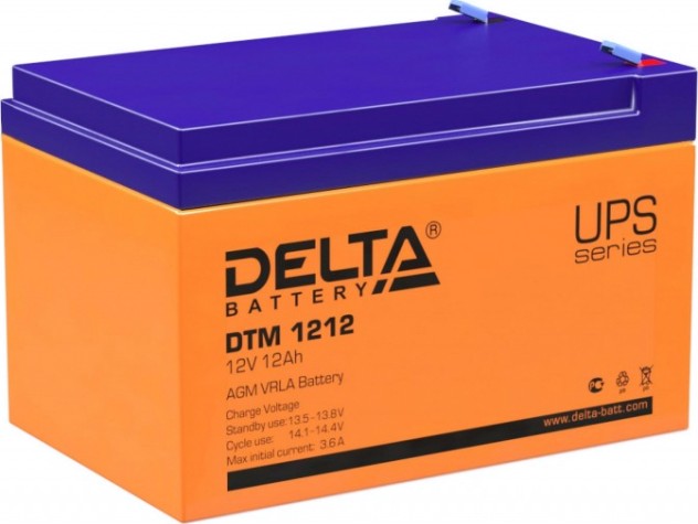 Аккумулятор Delta DTM 1212