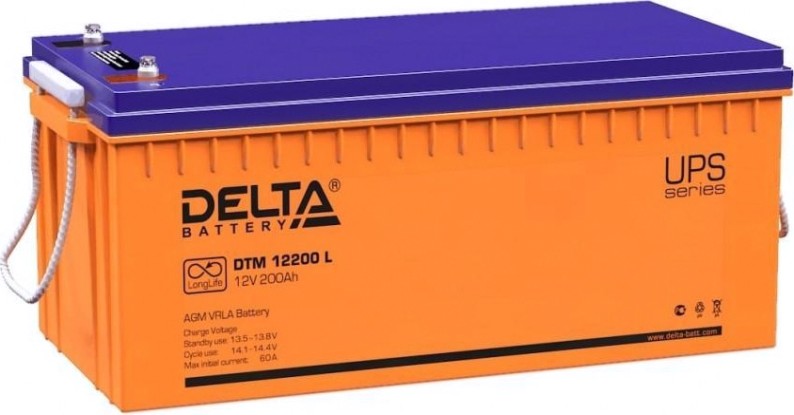 Аккумулятор Delta DTM 12200 L