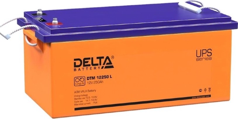 Аккумулятор Delta DTM 12250 L