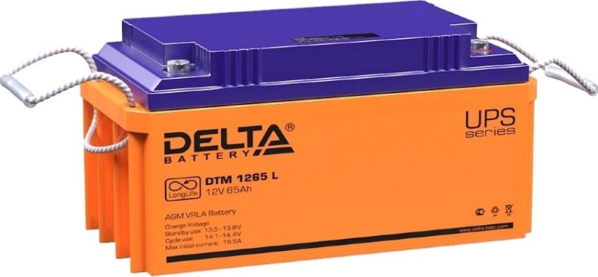 Аккумулятор Delta DTM 1265 L