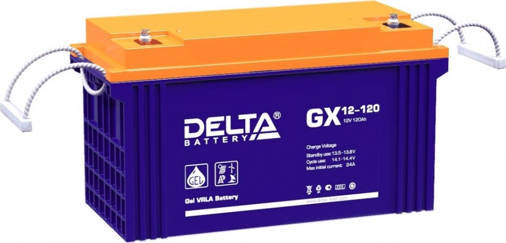 Аккумулятор Delta GX 12-120 (GEL)