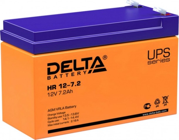 Аккумулятор Delta HR 12-7.2