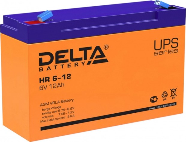 Аккумулятор Delta HR 6-12
