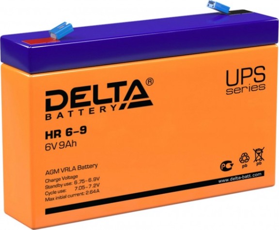 Аккумулятор Delta HR 6-9