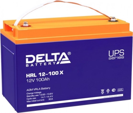 Аккумулятор Delta HRL 12-100 X