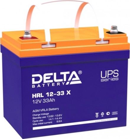 Аккумулятор Delta HRL 12-33 X