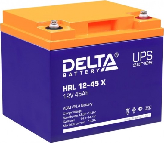 Аккумулятор Delta HRL 12-45 X