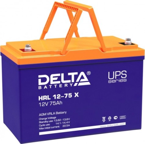 Аккумулятор Delta HRL 12-75 X