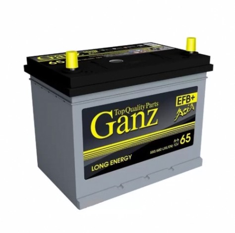 Аккумулятор GANZ ASIA EFB 65 A/ч обратная R+ 232x175x225 EN550 A [GAEFBA650]
