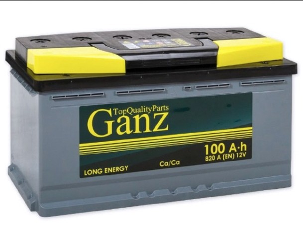 Аккумулятор GANZ Standart 100 A/ч обратная R+ 353x175x190 EN820 A [GA1000]