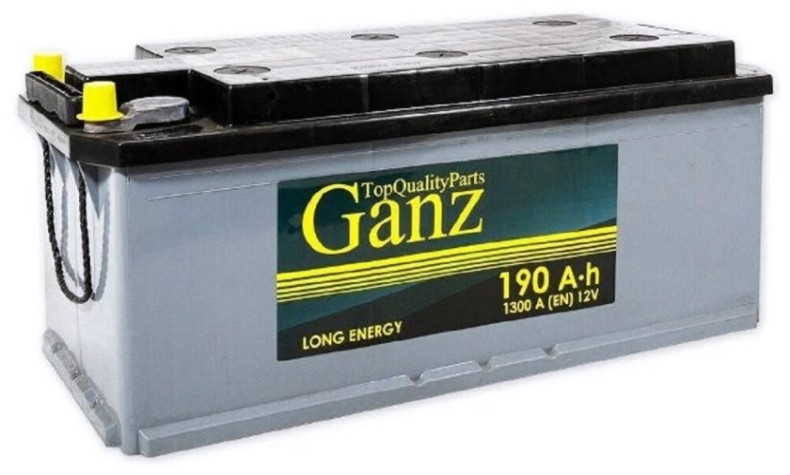 Аккумулятор GANZ Standart 190 A/ч L+ 514x218x210 EN 300 A EURO [GA1903]