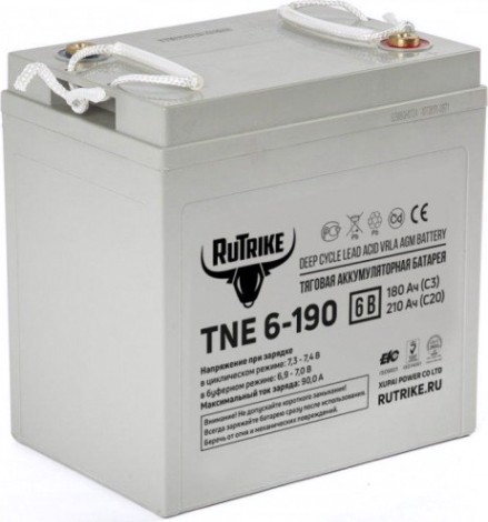 Аккумулятор RUTRIKE 6V210A/H C3 тяговый TNE6-190 [022596]