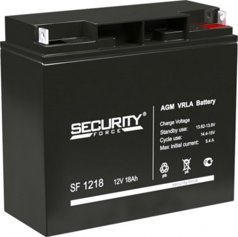 Аккумулятор SECURITY FORCE SF 1218