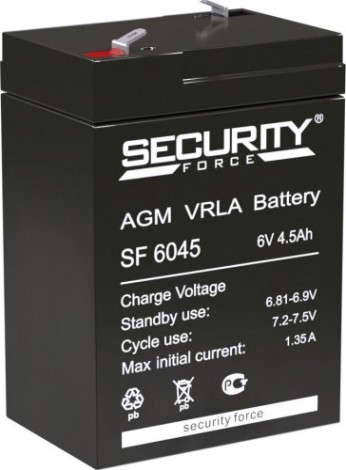 Аккумулятор SECURITY FORCE SF 6045