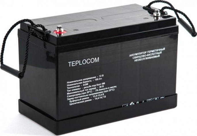 Аккумулятор TEPLOCOM 100 Ач [437]