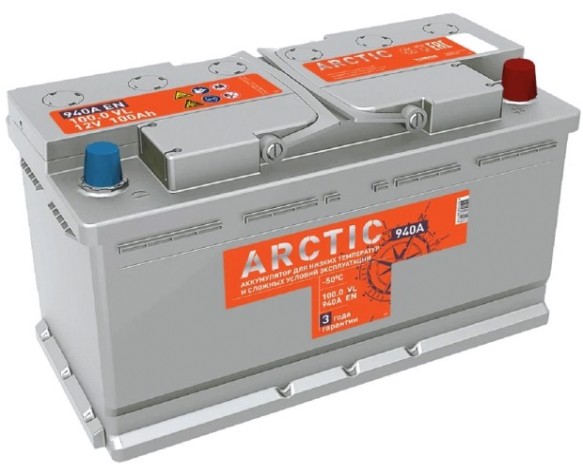 Аккумулятор Titan ARCTIC 100.0 VL 940А [4607008881578]