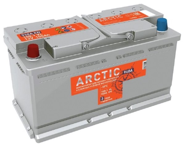 Аккумулятор Titan ARCTIC 100.1 VL 940А [4607008881585]