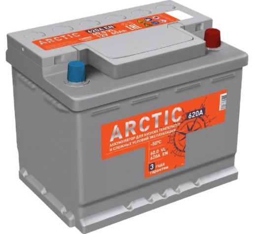 Аккумулятор Titan ARCTIC 60.0 VL 620А [4607008881530]