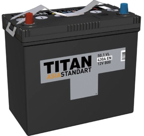 Аккумулятор Titan ASIA STANDART 50.1 VL B00 430А [4607008887570]