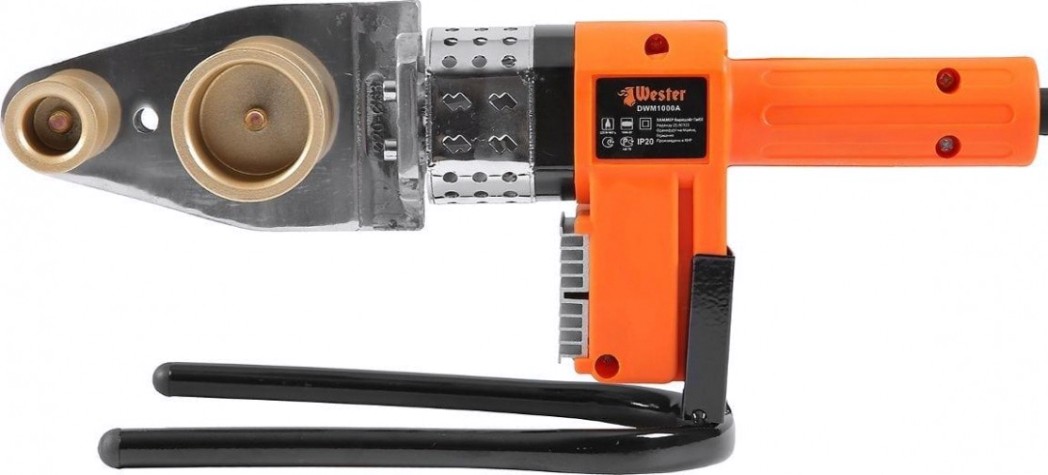 Аппарат для сварки полипропиленовых труб WESTER DWM 1000A с насадками 6шт. [178-004]
