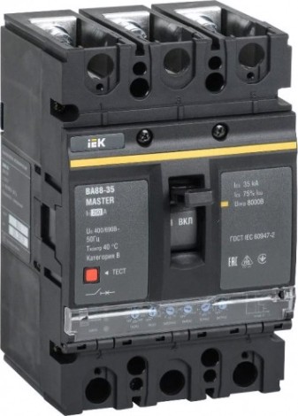 Автоматический выключатель IEK MASTER ВА88-35 3п 250А 35кА [SVA30-3-0250-02]