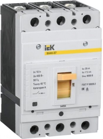 Автоматический выключатель IEK ВА44-37 3п 400А 35кА [SVA4410-3-0400-35]
