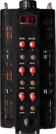 Автотрансформатор ЭНЕРГИЯ TSGC2 - 9кВА Black Series трехфазный (ЛАТР) [Е0102-0203]