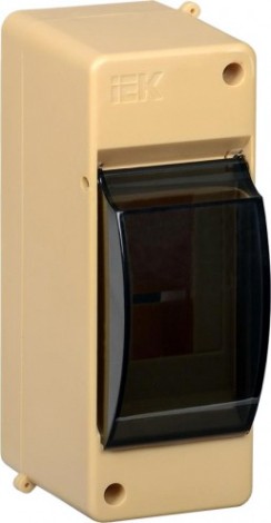 Бокс IEK Krepta 3 КМПн 2/2 ip30 для 2-х авт. выключателей, цвет сосна [MKP42-N-02-30-20-S]