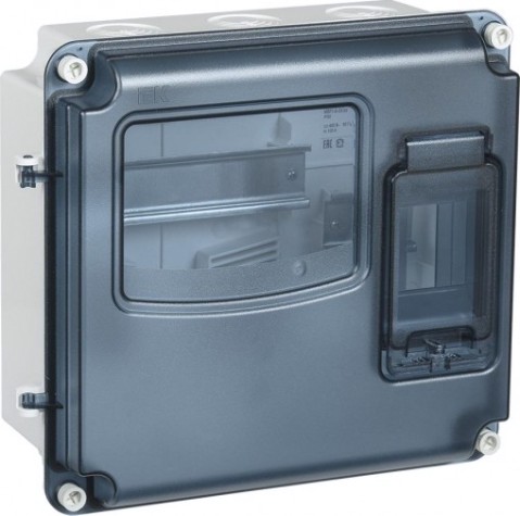 Бокс IEK Krepta 3 ЩУРн 1/3 ip66 pc [MSP1-N-03-66-L]