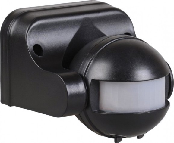Датчик движения IEK ДД 009 180° IP44 черный [LDD10-009-1100-002]