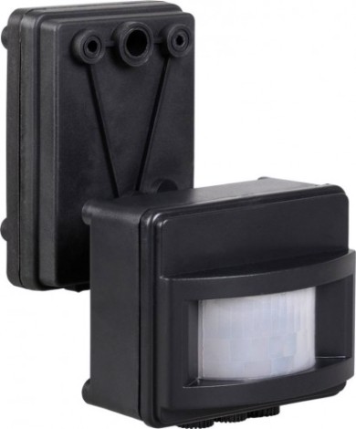 Датчик движения IEK ДД 017 120° IP44 черный [LDD13-017-1100-002]