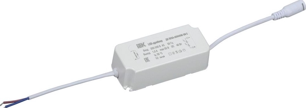 Драйвер IEK LED SESA-ADH40W-SN Е для LED светильников 40Вт [LDVO0-40-0-E-K01]