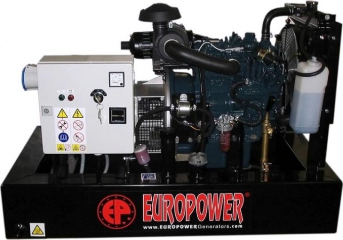 Электростанция дизельная EUROPOWER EP 123 DE однофазная [951011201]