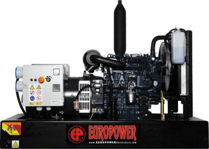 Электростанция дизельная EUROPOWER EP 193 DE однофазная [951011901]