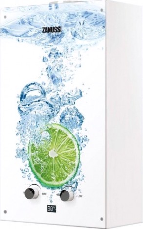 Газовая колонка ZANUSSI GWH 10 Fonte Glass Lime [НС-1077261]