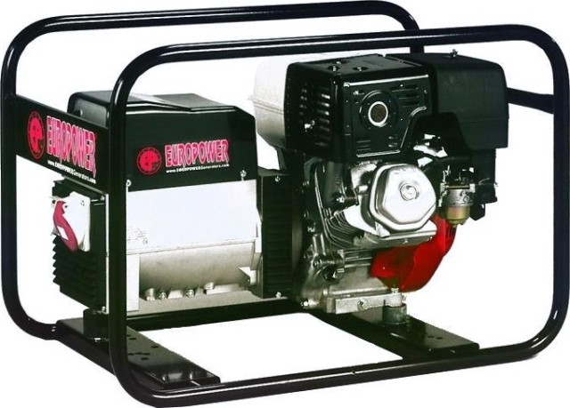 Генератор бензиновый EUROPOWER EP 6500 T (3x230v) для ж/д [SA431]