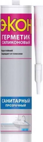Герметик ЭКОН Санитарный, прозрачный 2229116