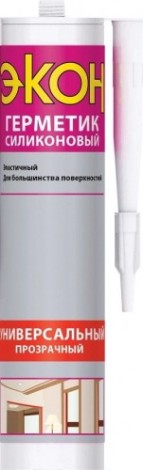 Герметик ЭКОН Универсальный, прозрачный 2229420 [Б0031017]