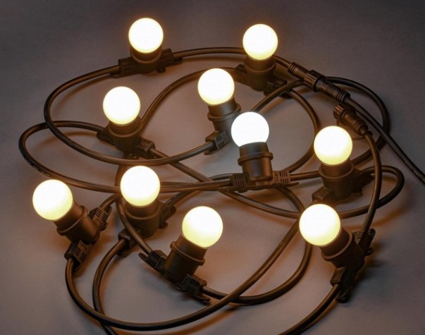 Гирлянда IEK LIGHTING белт-лайт 5м, 10 теплый белый цвет ламп IP65 [LGDU601-1-010-05-B-S-65]