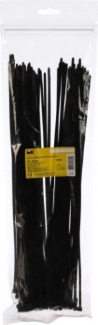 Хомут пластиковый IEK 3.6х350 нейлон черн. (уп. 100шт) [UHH32-D036-350-100]