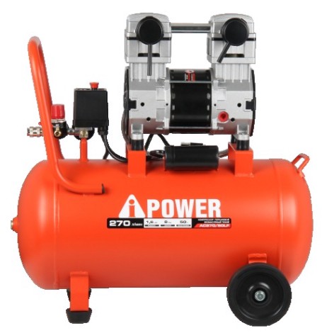 Компрессор поршневой безмасляный A-iPOWER AC270/50LF [50205]