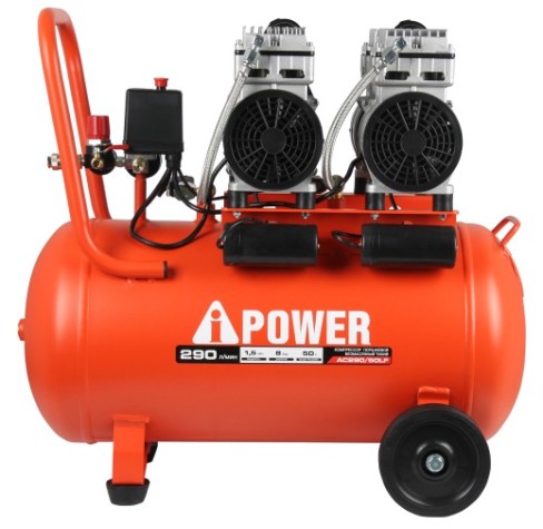 Компрессор поршневой безмасляный A-iPOWER AC290/50LF [50206]
