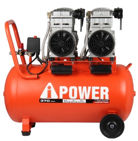 Компрессор поршневой безмасляный A-iPOWER АС370/70LF [50207]
