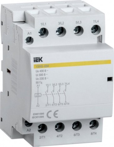 Контактор IEK КМ40-40М AC/DC модульный [MKK21-40-40]