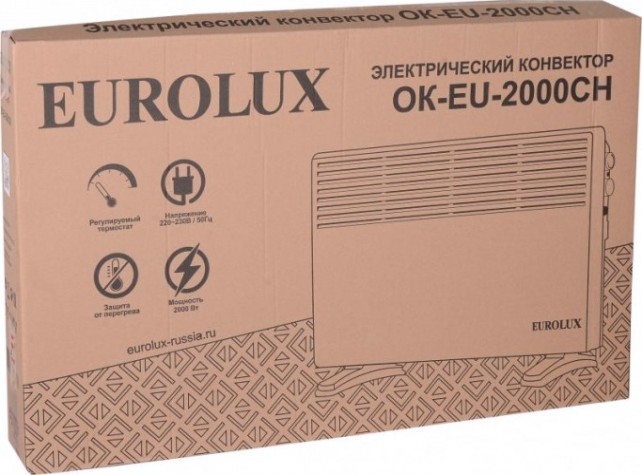 Конвектор EUROLUX ОК-EU-2000CH [67/4/33]