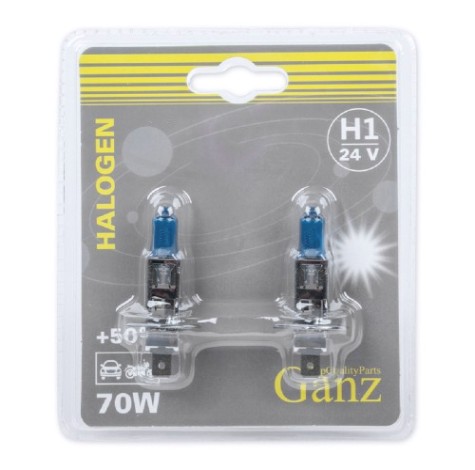 Лампа GANZ GIP06049 24V H1 70W +50% P14,5s 5000k 2 шт.